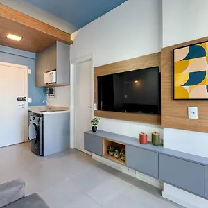 Apartamento Com Varanda Excelente Localizacao No Itaim Bibi, São Paulo